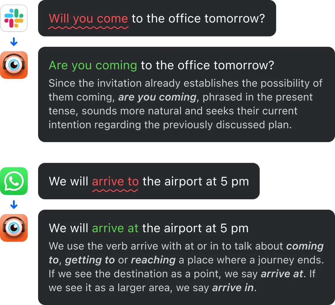 A conversation with the Glite AI Assistant in the Glite app