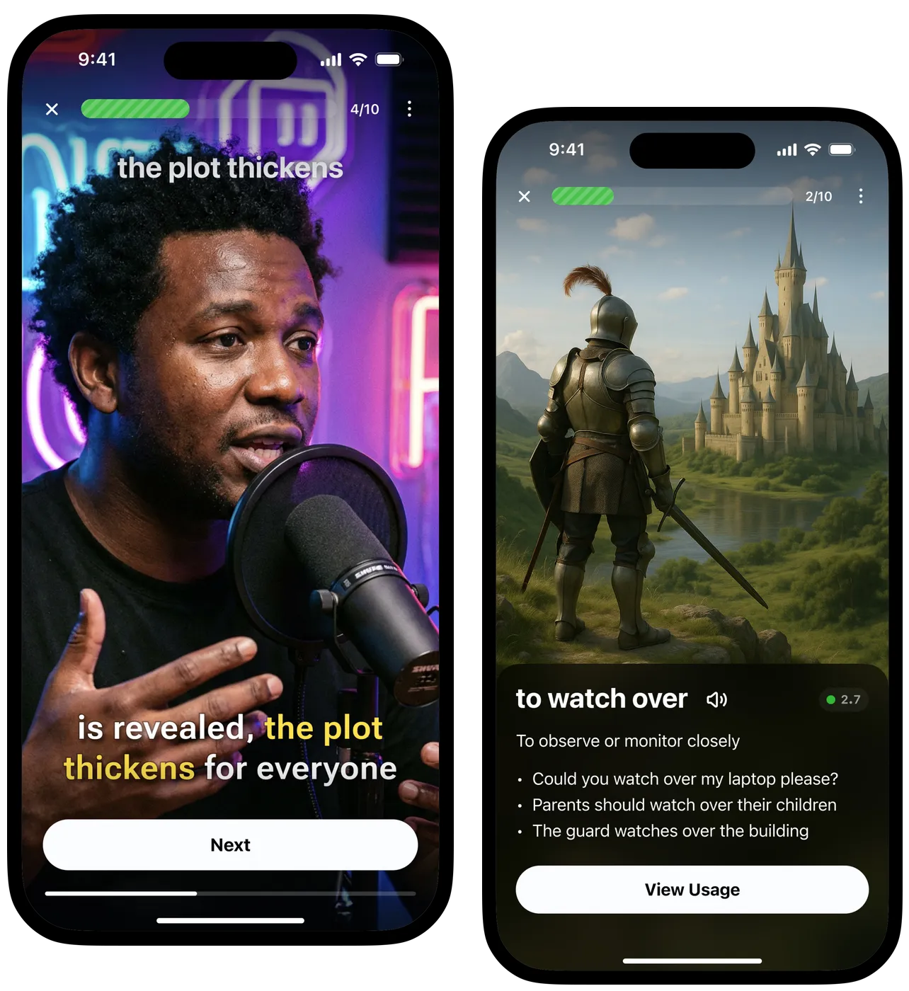 Image of an iPhone displaying the Glite app