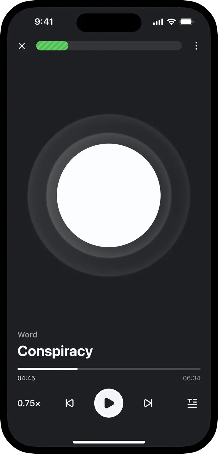 Image of an iPhone displaying the Glite app
